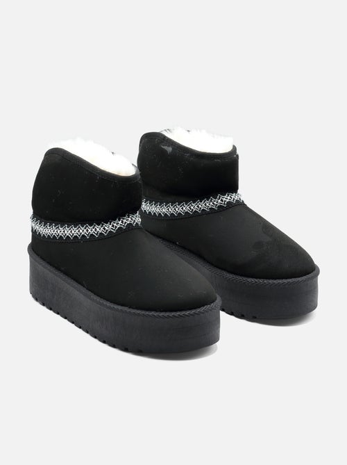 Botines con plataforma - Kiabi Botines con plataforma - Kiabi