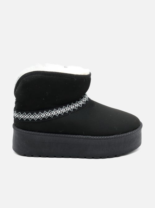 Botines con plataforma - Kiabi Botines con plataforma - Kiabi