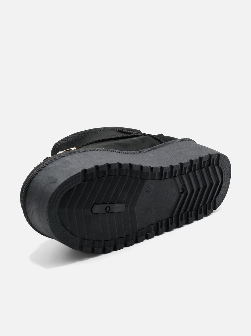 Botines con plataforma Negro - Kiabi
