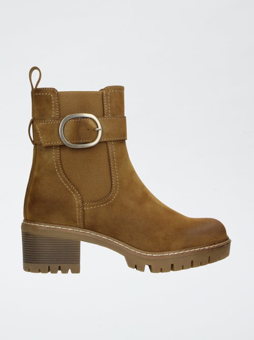 Botines con suela dentada - Kiabi