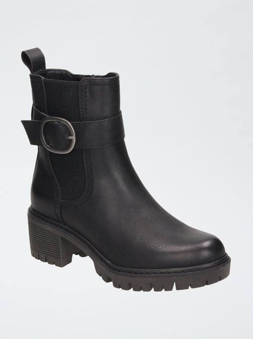 Botines con suela dentada - Kiabi Botines con suela dentada - Kiabi
