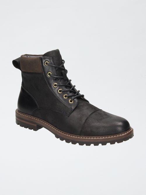 Botines con suela dentada - Kiabi
