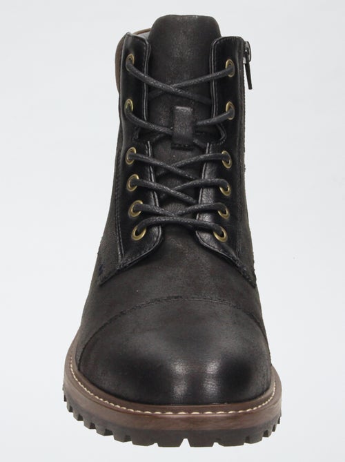 Botines con suela dentada - Kiabi