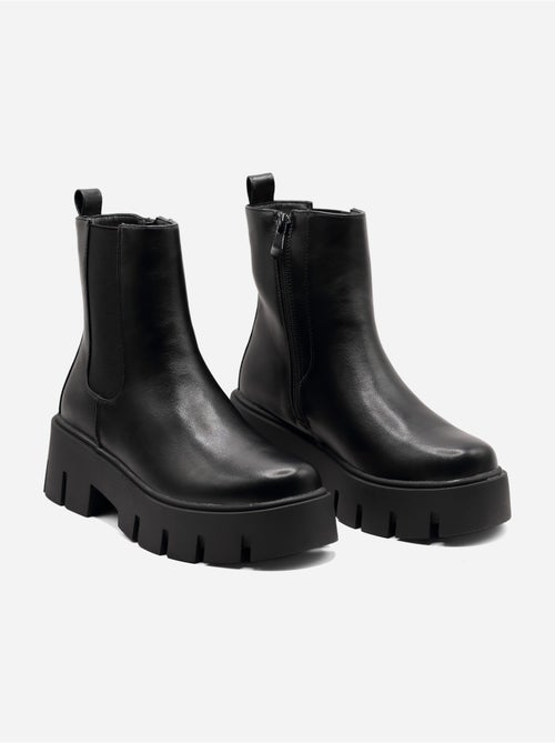 Botines con suela dentada - Kiabi Botines con suela dentada - Kiabi
