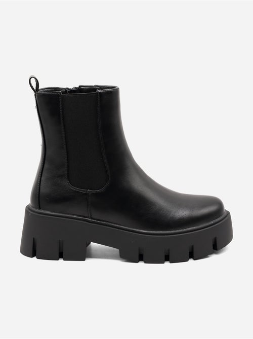 Botines con suela dentada - Kiabi Botines con suela dentada - Kiabi
