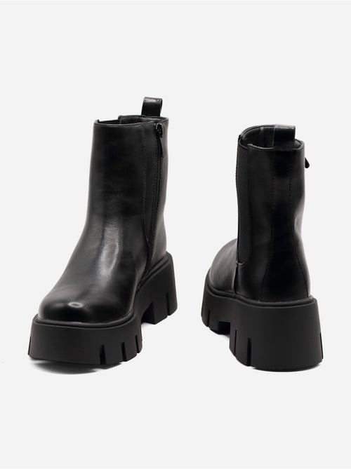 Botines con suela dentada - Kiabi Botines con suela dentada - Kiabi