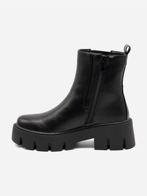 Botines con suela dentada - Kiabi Botines con suela dentada - Kiabi