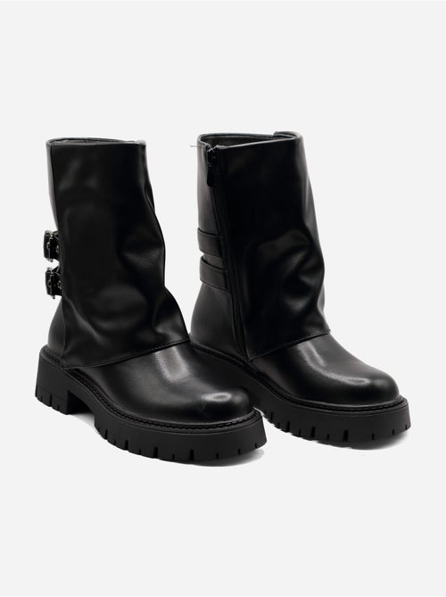 Botines con suela dentada - Kiabi Botines con suela dentada - Kiabi