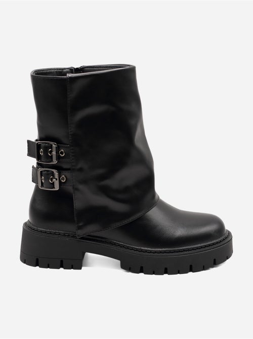 Botines con suela dentada - Kiabi Botines con suela dentada - Kiabi