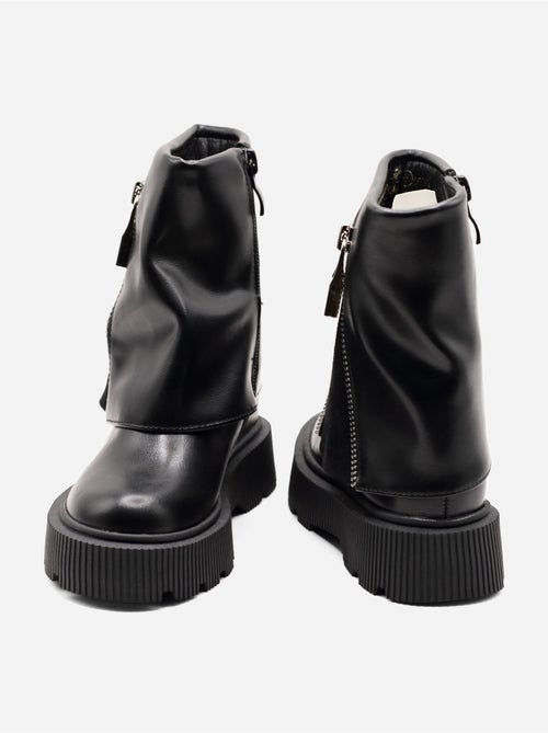 Botines con suela dentada - Kiabi