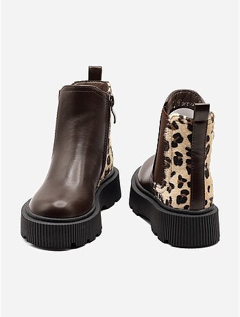 Botines con suela gruesa