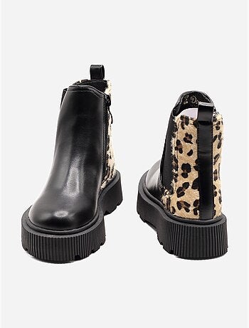 Botines con suela gruesa