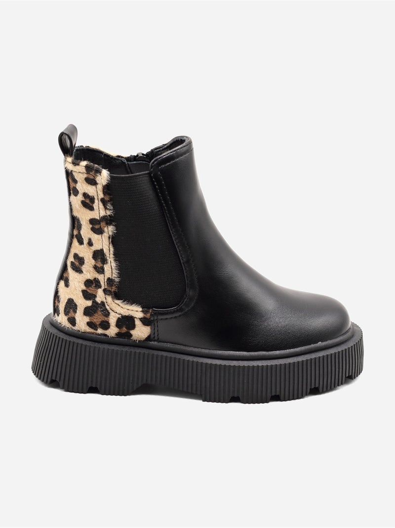 Botines con suela gruesa Negro - Kiabi