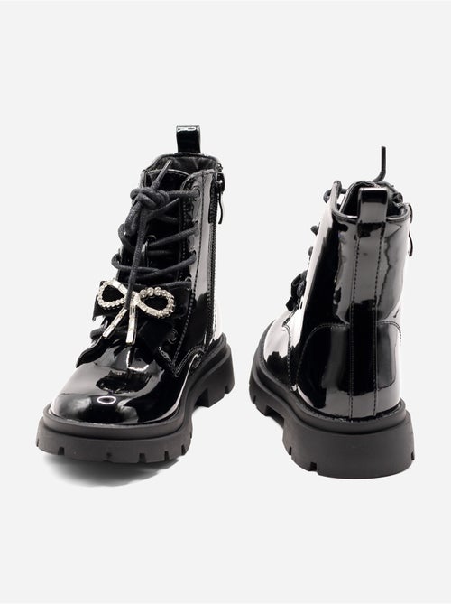 Botines con un lazo decorativo - Kiabi Botines con un lazo decorativo - Kiabi