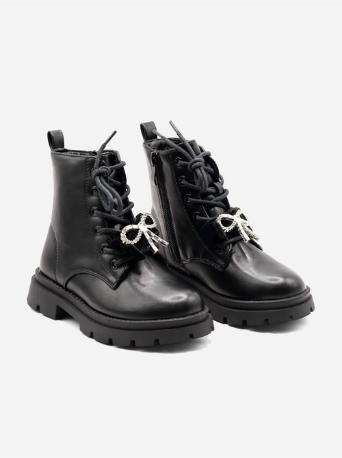 Botines con un lazo decorativo - Kiabi Botines con un lazo decorativo - Kiabi