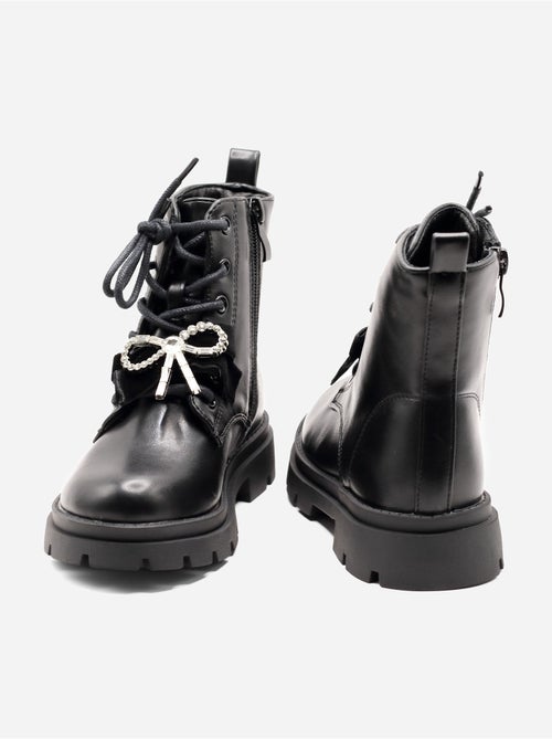Botines con un lazo decorativo - Kiabi Botines con un lazo decorativo - Kiabi