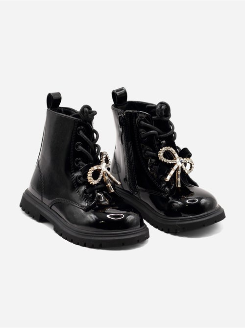 Botines con un lazo decorativo - Kiabi
