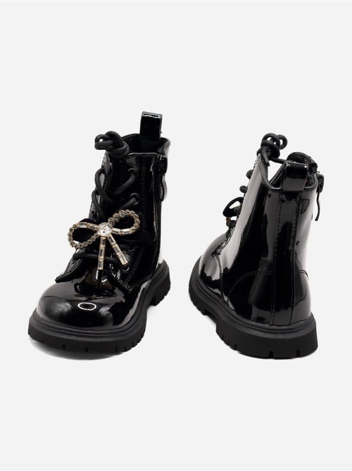 Botines con un lazo decorativo - Kiabi