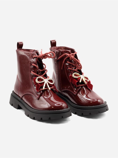 Botines con un lazo decorativo - Kiabi Botines con un lazo decorativo - Kiabi
