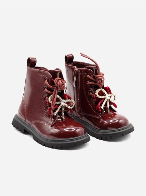 Botines con un lazo decorativo - Kiabi