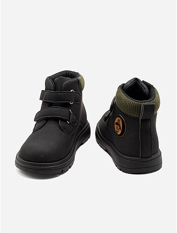 Botines con velcro