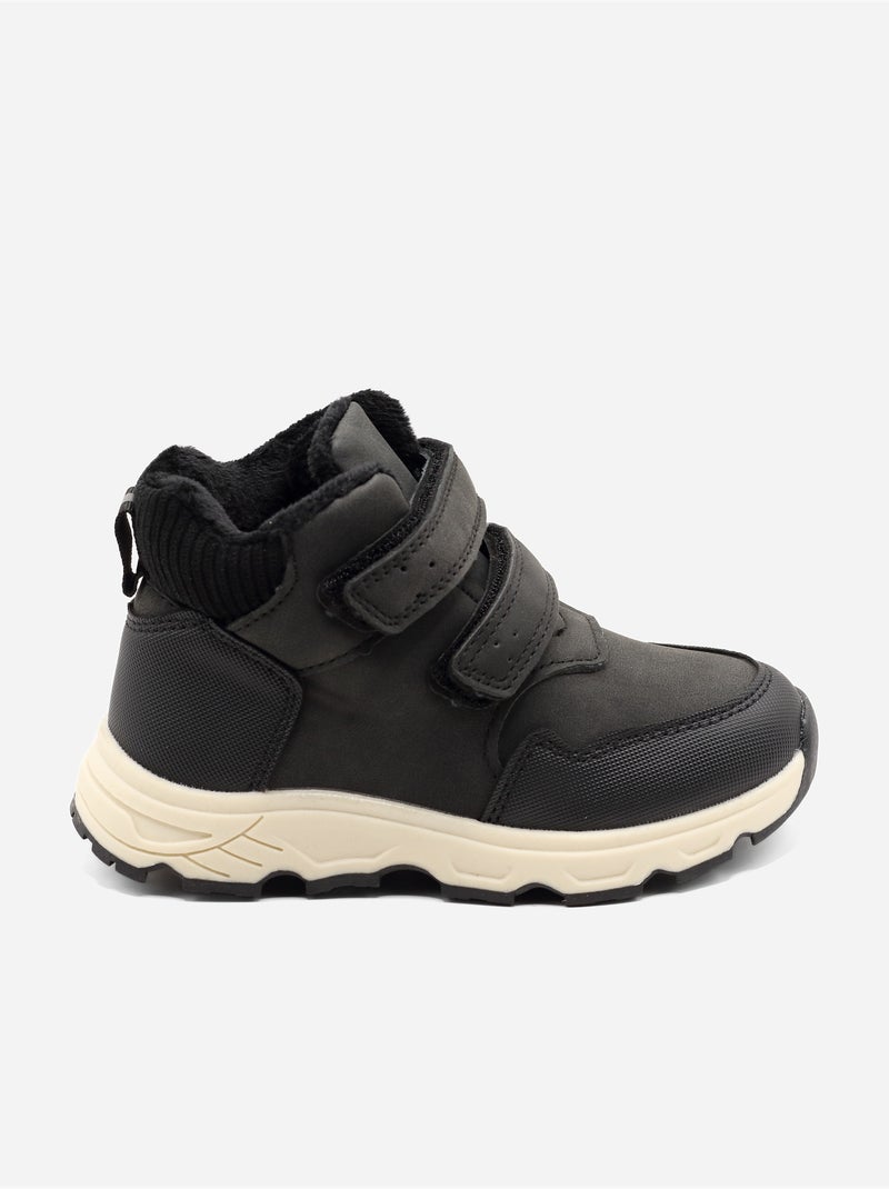 Botines con velcro Negro - Kiabi