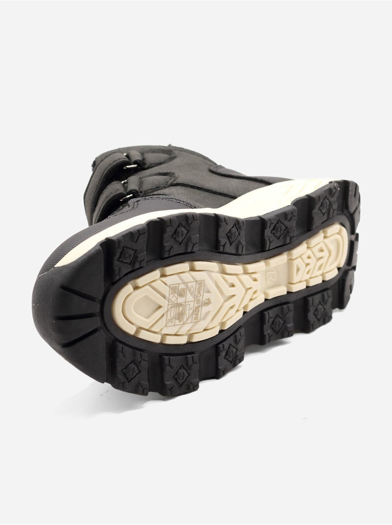 Botines con velcro Negro - Kiabi