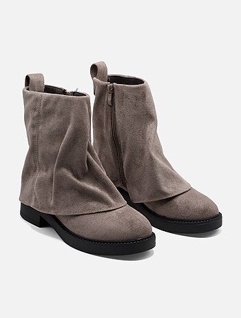 Botines con vuelta