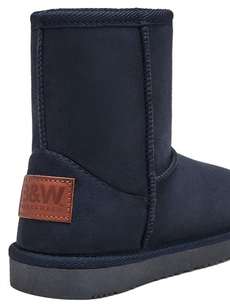 Botines conguitos australianas high basic Azul marino - Kiabi
