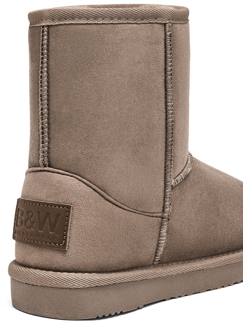 Botines conguitos australianas high basic Marrón claro - Kiabi