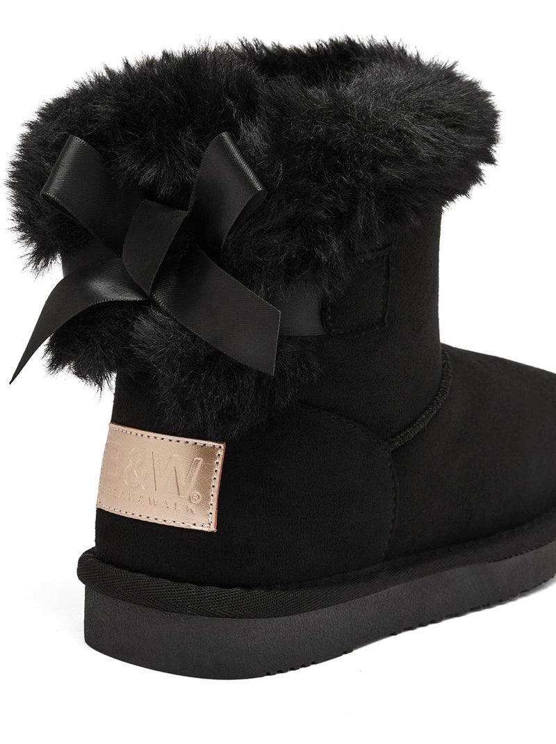Botines conguitos australianas high pelo Negro Negro - Kiabi