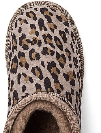 Botines conguitos australianas leopardo