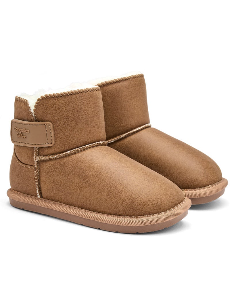 Botines conguitos barefoot Marrón claro - Kiabi