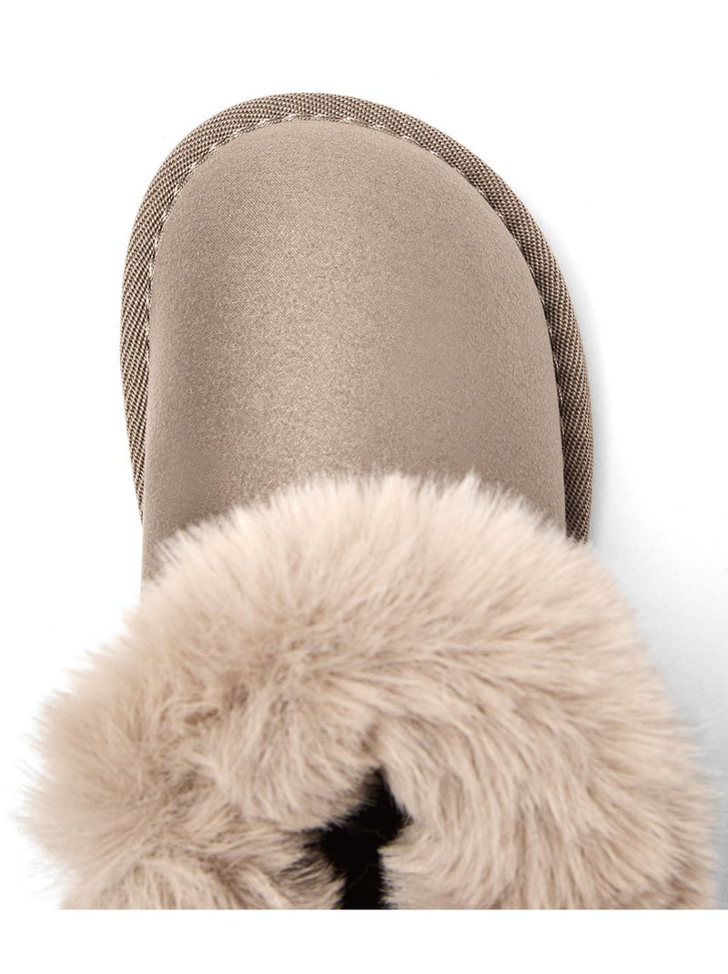 Botines conguitos barefoot pelo Marrón claro - Kiabi