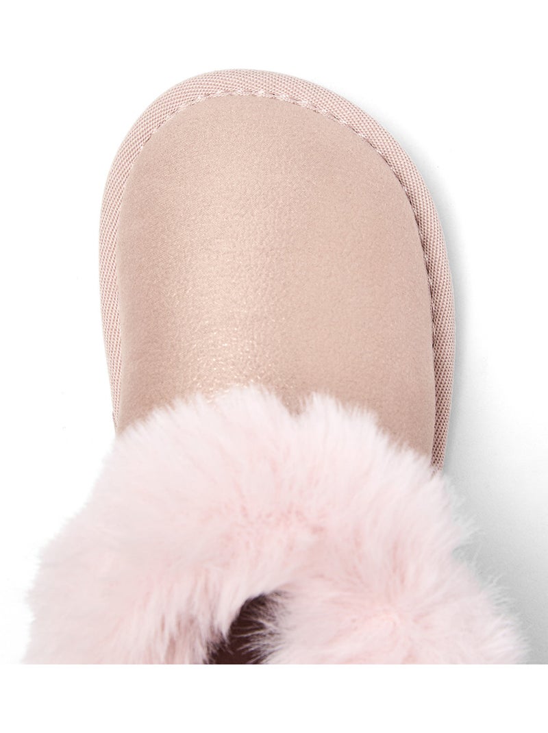 Botines conguitos barefoot pelo Rosa - Kiabi