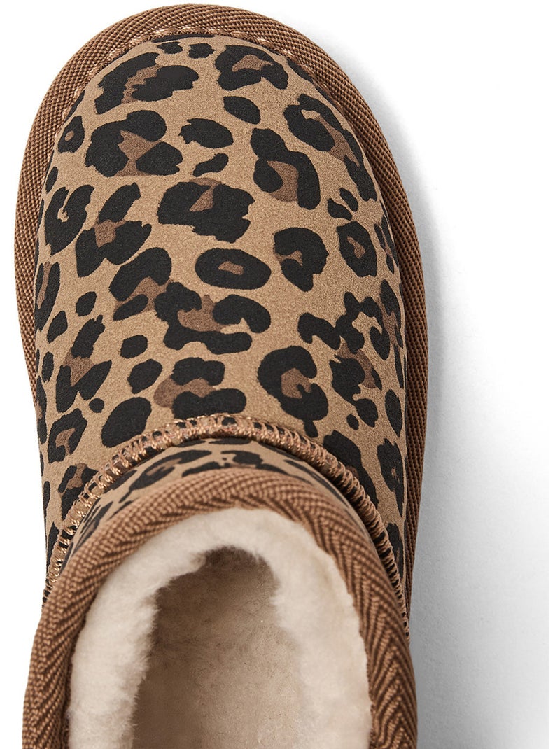 Botines conguitos botas australianas Marrón claro - Kiabi