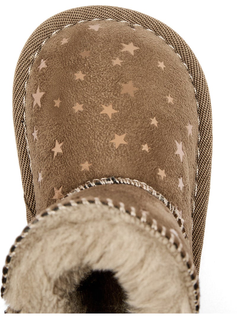Botines conguitos botas australianas Marrón claro - Kiabi