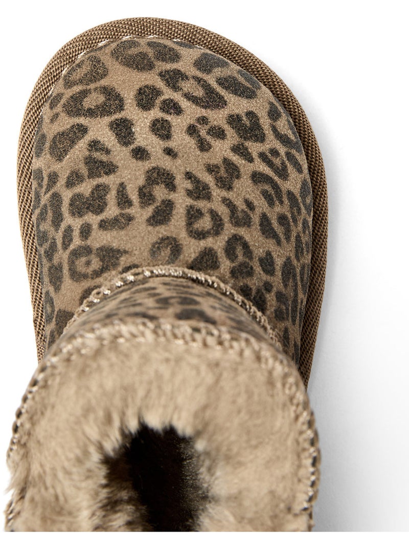 Botines conguitos botas australianas Marrón claro - Kiabi