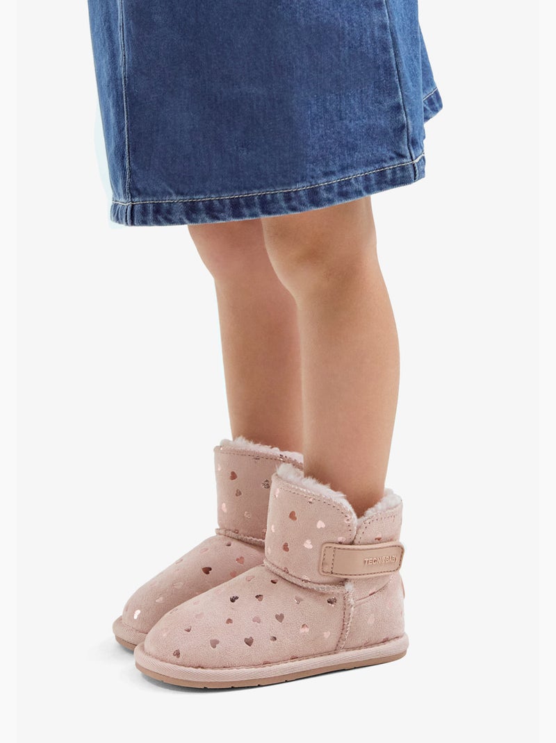 Botines conguitos botas australianas Rosa - Kiabi