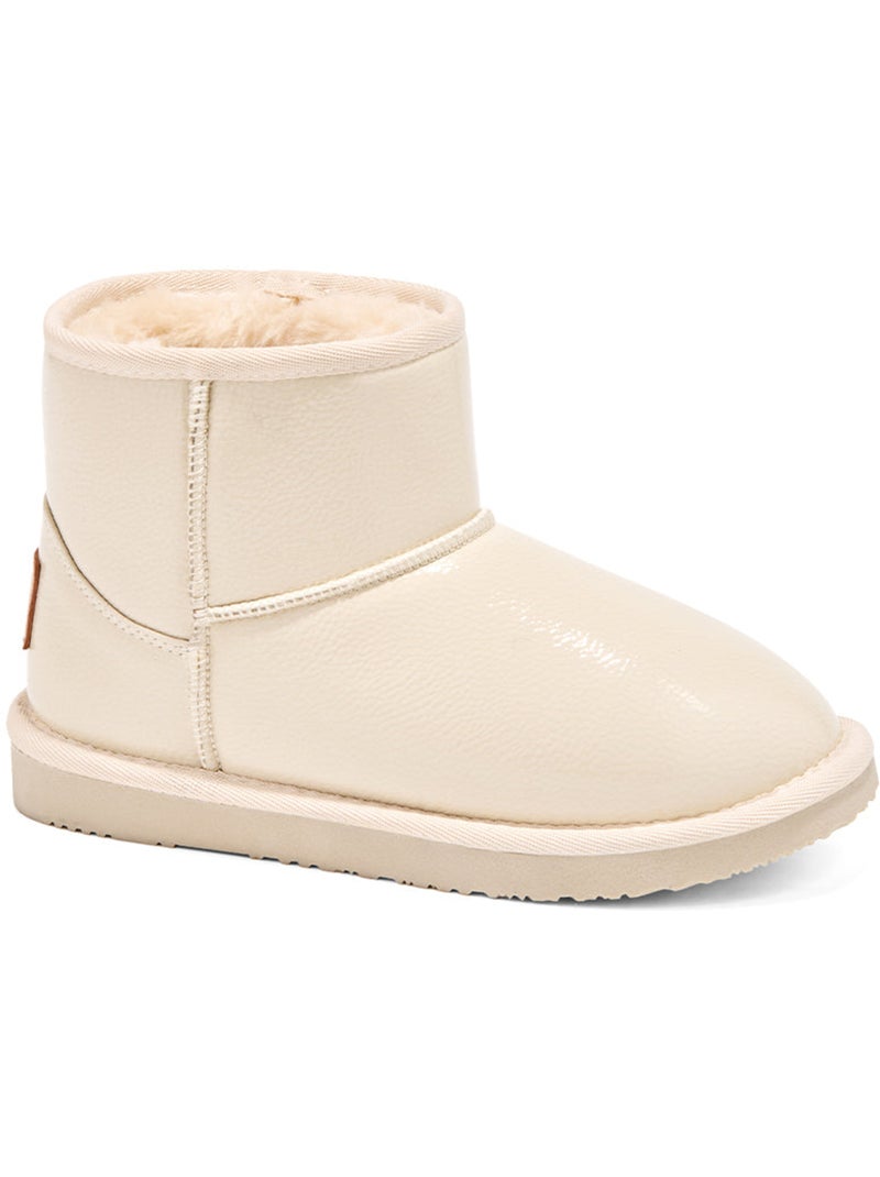 Botines conguitos brillos pelo Beige - Kiabi