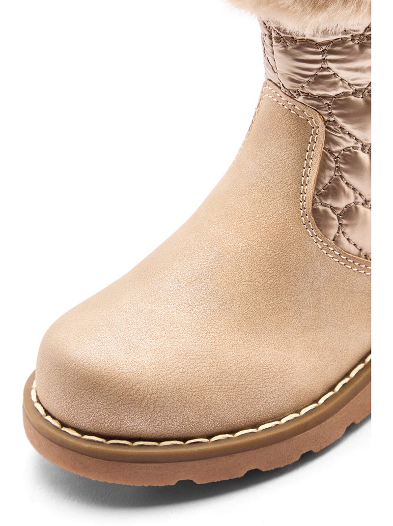 Botines conguitos estampado Beige - Kiabi