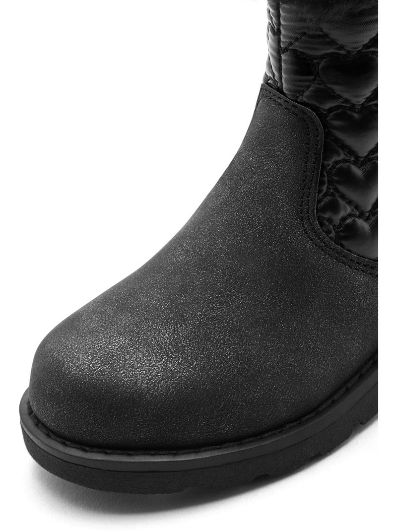 Botines conguitos estampado Negro - Kiabi
