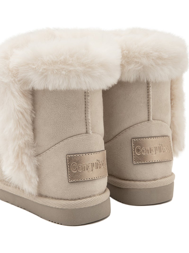 Botines Conguitos Forro Interior Beige - Kiabi