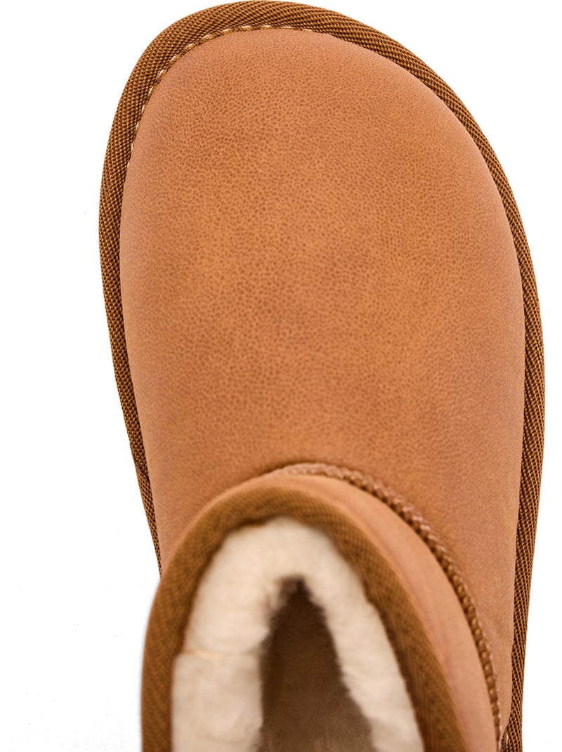 Botines conguitos goflex pelo Marrón claro - Kiabi