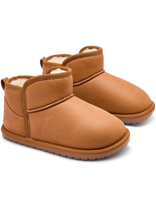Botines conguitos goflex pelo - Kiabi Botines conguitos goflex pelo - Kiabi