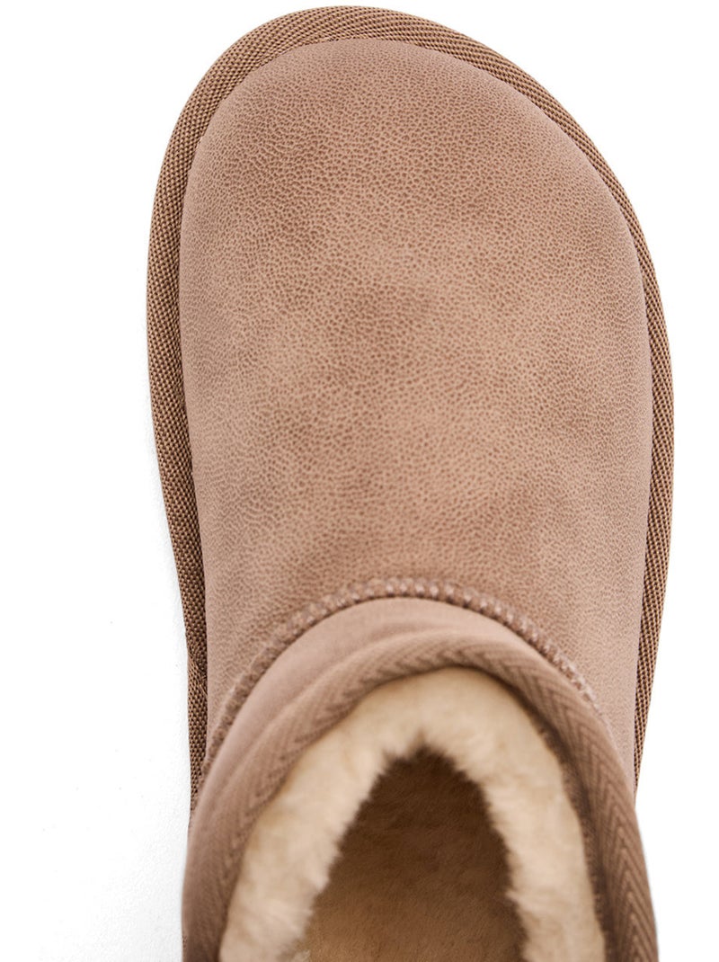 Botines conguitos goflex pelo Marrón - Kiabi