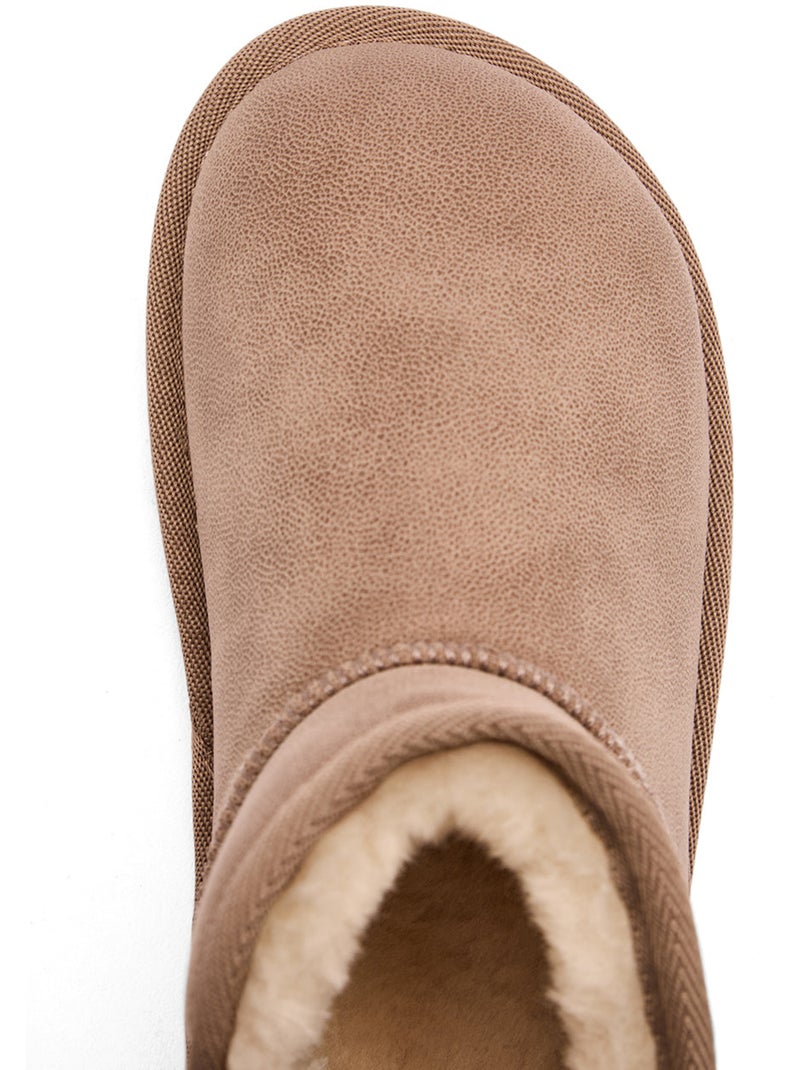 Botines conguitos goflex pelo Marrón - Kiabi