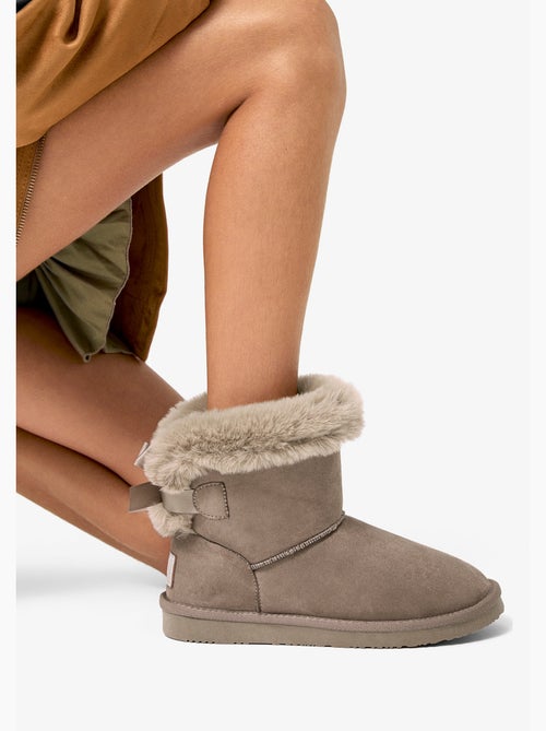 Botines conguitos high pelo - Kiabi