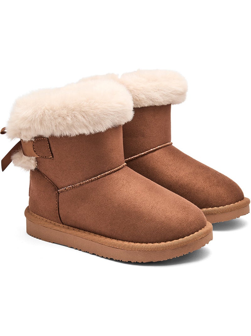 Botines conguitos high pelo Marrón - Kiabi