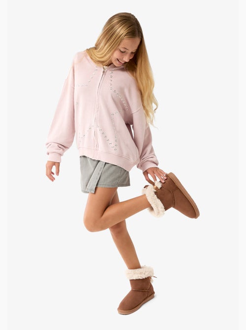 Botines conguitos high pelo - Kiabi Botines conguitos high pelo - Kiabi